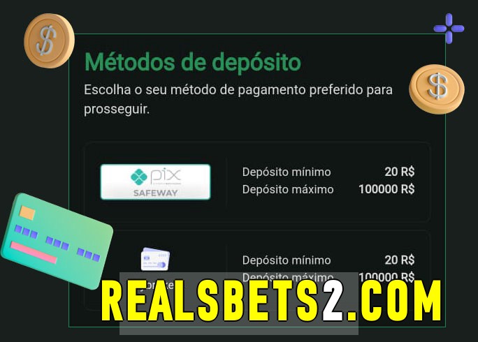 O cassino realsbets bet oferece uma grande variedade de métodos de pagamento